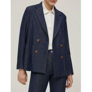 PennyBlackvoor vrouwen. 2521916036270 Jas Iliade marine (42), Casual, Feest, Katoen, Klassiek, Marineblauw