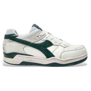 Diadoravoor mannen. 201182032 Leren sneakers B.560 Gebruikt wit (45), Leer, Plat, Veters, Casual