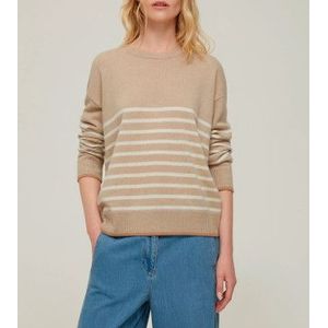 PennyBlackvoor vrouwen. 2521366363270 Pippo beige trui (M), Casual, Wol