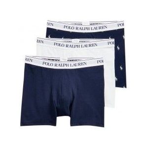 Polo Ralph Lauren - Boxershorts - Marineblauw/Wit - Katoen - Set van 3