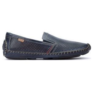 Pikolinosvoor mannen. 09Z-3100XL Bruine leren Jerez schoenen (50), Leer, Plat, Geen, Casual