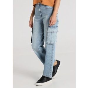 Lois Jeansvoor vrouwen. 208002643 Jeans Marilia Kaila blauw (26), Casual, Katoen, Denim
