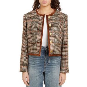 Tommy Hilfigervoor vrouwen. WW0WW42992 Klassieke beige blazer (34), Casual, Duurzaam, Gerecycled Katoen