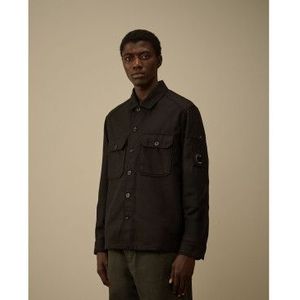 C.p. Company - Os 271A Overshirt - Zwart - Heren - Wol