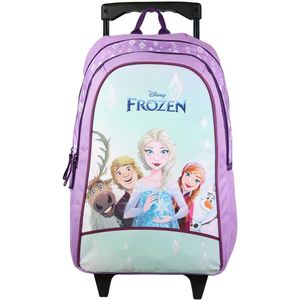 Disney Frozen rugtas trolley 2 wiels lila