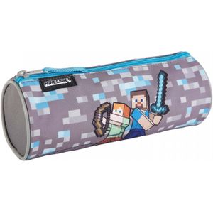 Minecraft ronde etui jongens 8x22x8