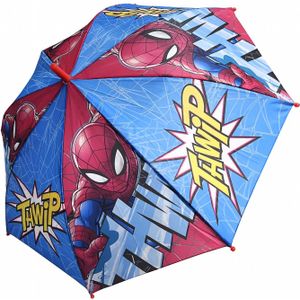 Spiderman jongens paraplu transparant