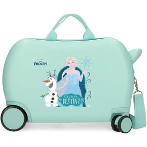 Frozen - Find Your Destiny - Rolling Suitcase - Turquoise - 45 cm - 4 Wielen