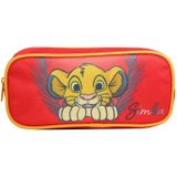 Disney Linon King 1 vaks pennenetui jongens oranje23x5x10