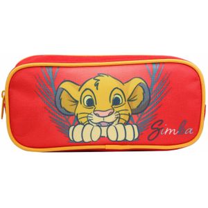 Disney Linon King 1 vaks pennenetui jongens oranje23x5x10