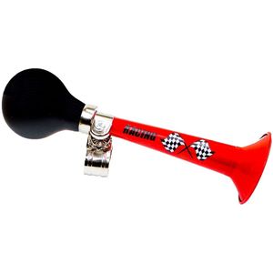 Fietstoeter rood  racing 21 cm