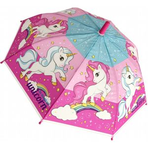 Unicorn meisjes paraplu 38 cm veiligheid runner