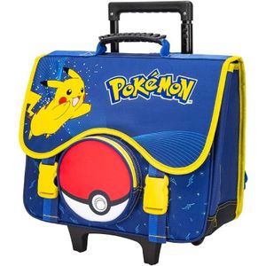 Pokémon trolley schooltas 2 compartimenten 41x40x16