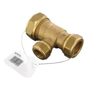 Bonfix Verloop T-stuk 28x15x22mm messing