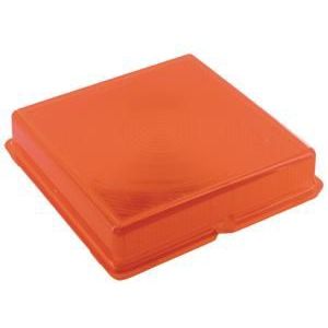 Rubbolite Lampglas vierkant passend voor TOR2656