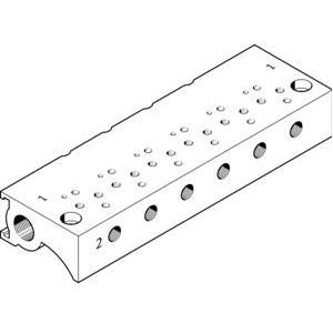 Festo - MHA1-P8-2-M3 - Blindplaat - Basisplaat