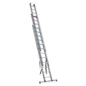 Altrex Ladder Atlantis 3-delig 12 treden aluminium