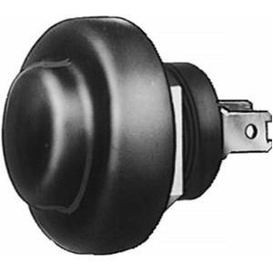 Hella Drukschakelaar start/claxon M22 steekpenaansluiting 2x 6.3mm 12/24V 20/15A zwart