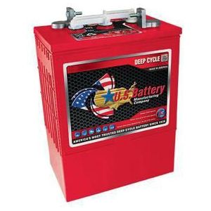 U.S. Battery Semi tractie accu met dual pool 6V 350Ah/20h 302x181x425mm