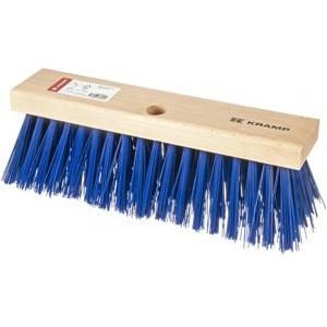 Kramp Stalbezem PVC blauw 36cm