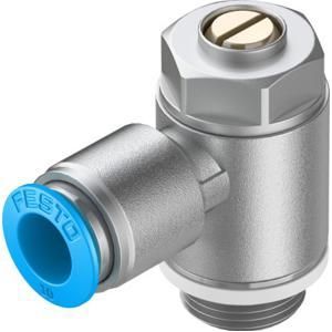 Festo Smoorventiel met terugslagklep GRLA-3/8-QS-10-D