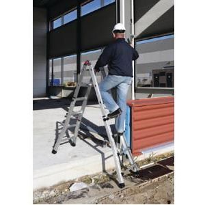 Altrex Vouwladder Varitrex-P 4-delig 5 treden aluminium