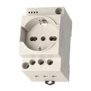 Finder Stopcontact 230V grijs