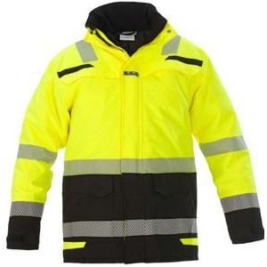 Hydrowear Winterparka Utah RS-lijn Hi-Vis geel/zwart maat L