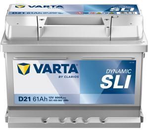 Varta Dynamic SLI D21 - Accu - 12V - 61Ah - 600A