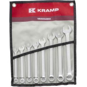 Kramp Ringsteeksleutelset 8-delig