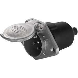 Hella Stekkerdoos 7-polig metaal vlakstekkeraansluiting