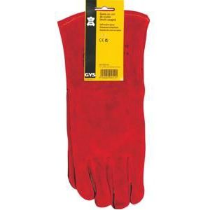 Gys Lashandschoen leder maat 10 / XL rood