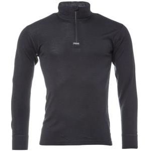 Kramp Thermoshirt met col kwartrits wol maat 3XL zwart