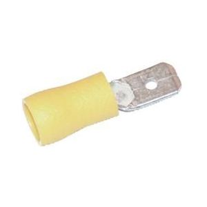 Kramp Vlakstekker 4-6mm geel