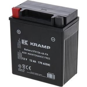Kramp Accu 12V 12Ah 136x81x158mm B00 Y6 gesloten Kramp