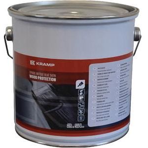 Kramp Houtbeschermlak antiek blauw blik 2.5L