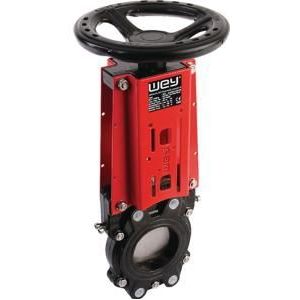 WEY Schuifafsluiter met handwiel DN65