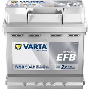 VARTA Accu 12V 50Ah 550A N50 VARTA Dynamic EFB