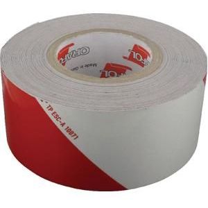 Mazon Waarschuwingssticker rechts 70mm 45.7meter