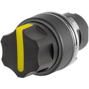 New-Elfin Verlichte Keuzeschakelaar 3 standen geel