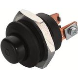 Hella - Drukschakelaar M22 - Zwart - 2x Schroefaansluiting - 12/24V 20/15A