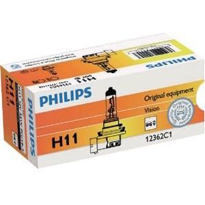 Philips Gloeilamp 12V 55W H11 PGJ 19-2