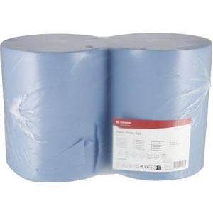Kramp Papieren handdoek blauw 36cm x 370m 2-laags 2xRol