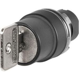 New-Elfin Sleutelschakelaar 3 standen zwart