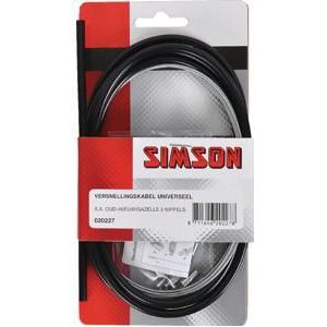 Simson Versnellingskabelset S.A./Gazelle zwart