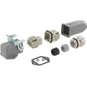 Harting Complete stekkerset inbouw 4P