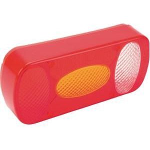 Aspöck Lampglas rechthoek passend voor achterlicht Midipoint ll met achteruitrijverlichting