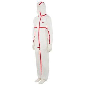 3M Wegwerpoverall Premium maat 62 / XXXL wit / rood