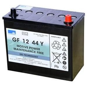 Sonnenschein Semi-tractie gelaccu 12V 50Ah 261x135x230mm pooluitvoering 1