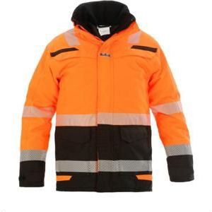 Hydrowear Winterparka Utah RS-lijn Hi-Vis oranje/zwart maat M